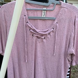 American rag pink shirt